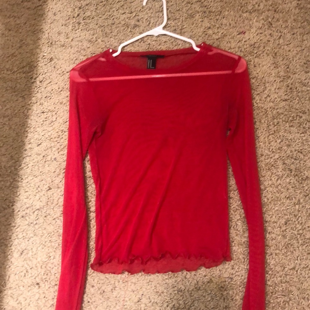 Mesh long sleeve